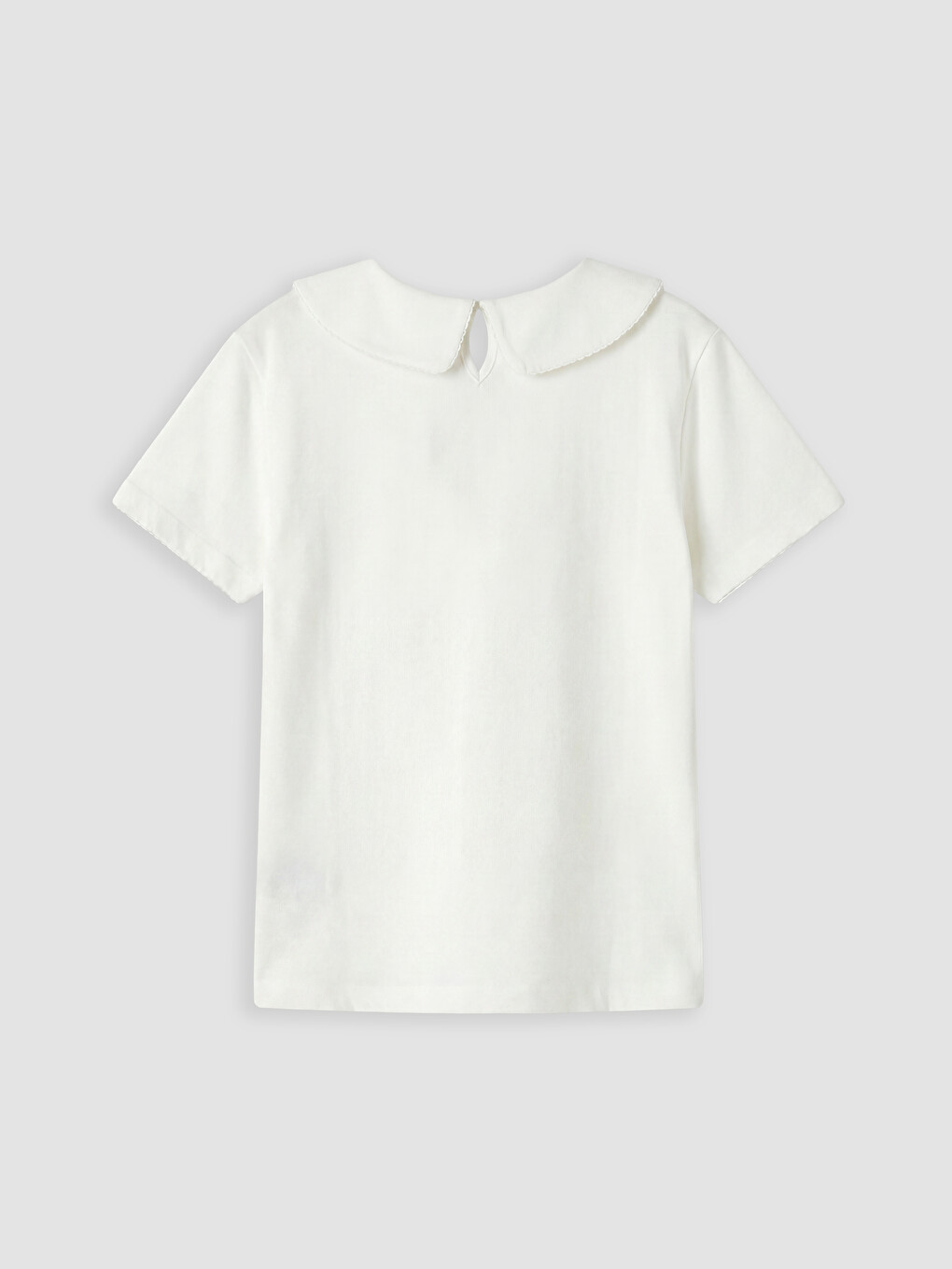 Peter Pan Collar Girls' T-shirt-2