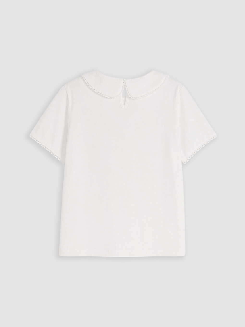 Tricou Pentru Fete Cu Guler Peter Pan-3