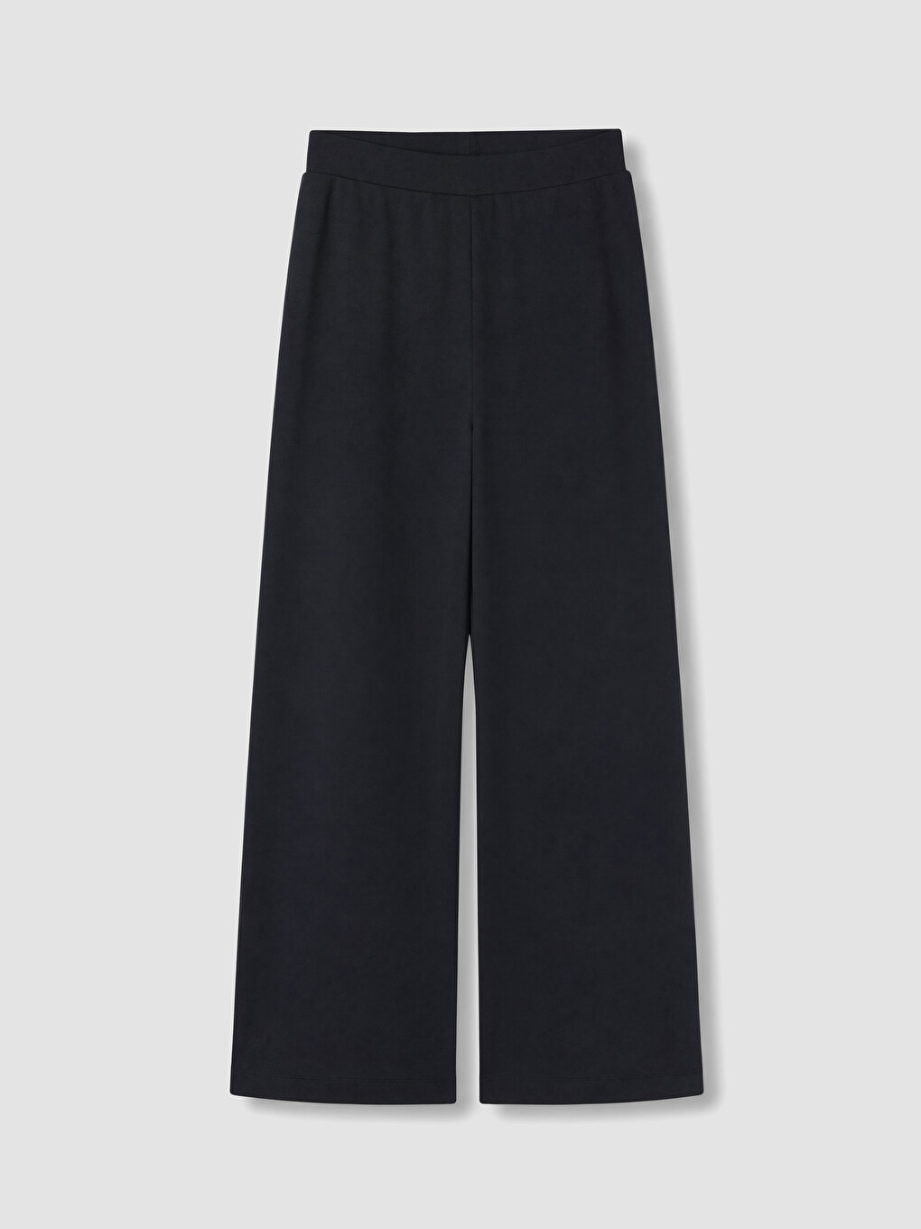 Elastic Waist Women's Crepe Trousers-4