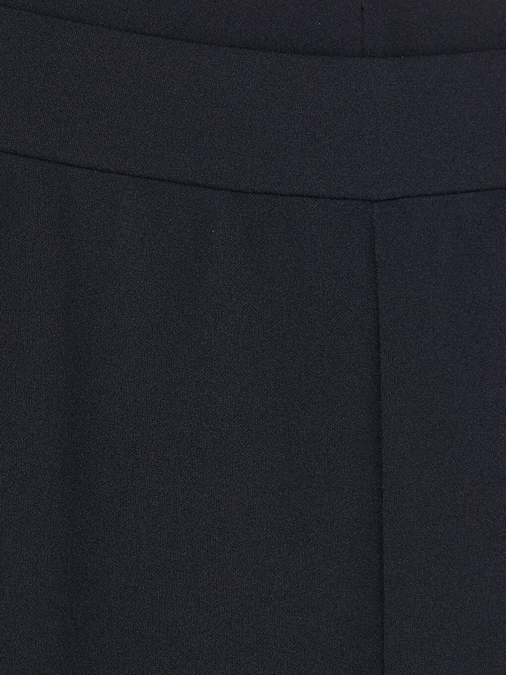 Elastic Waist Women's Crepe Trousers-5