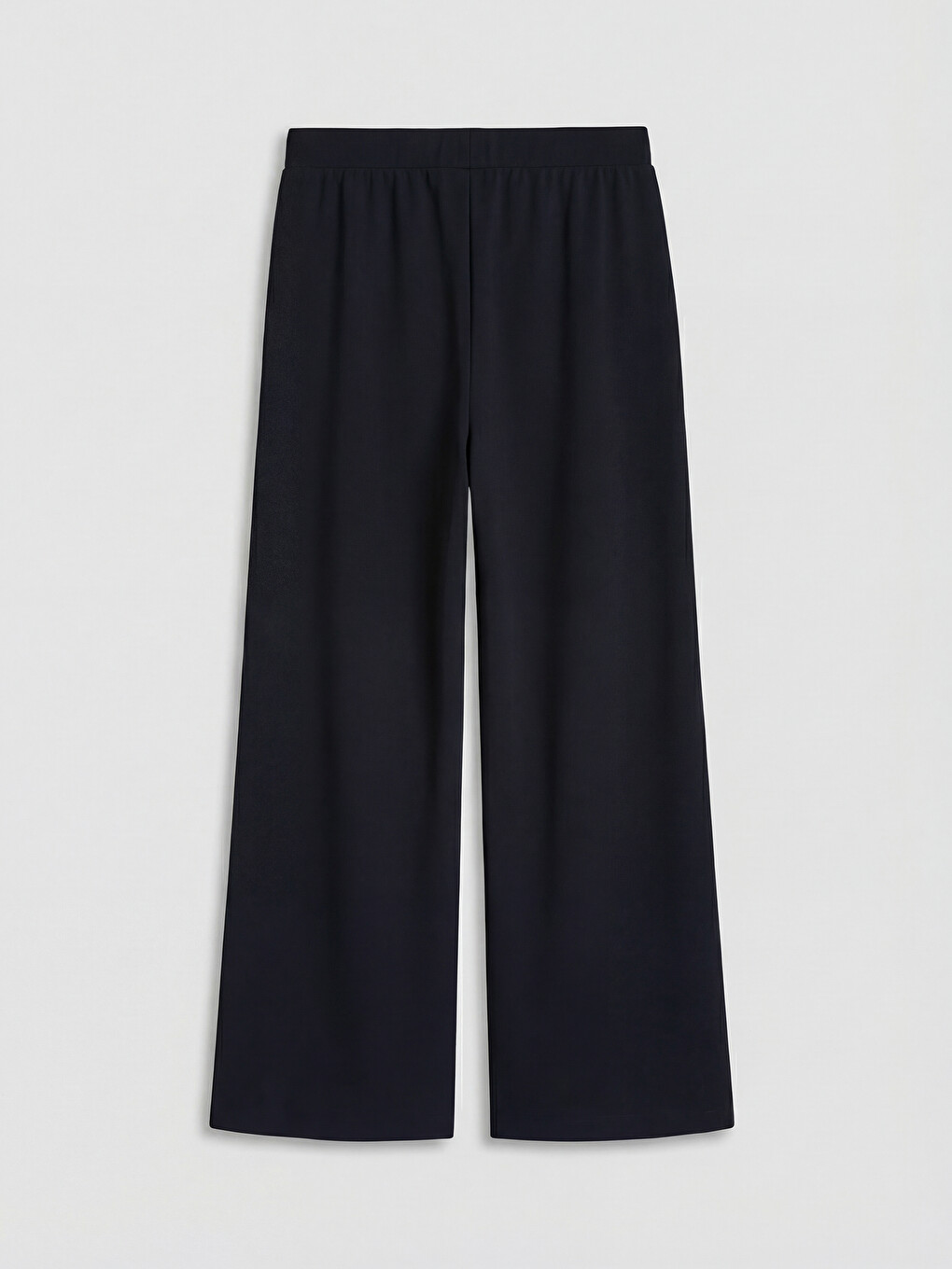 Elastic Waist Women's Crepe Trousers-5