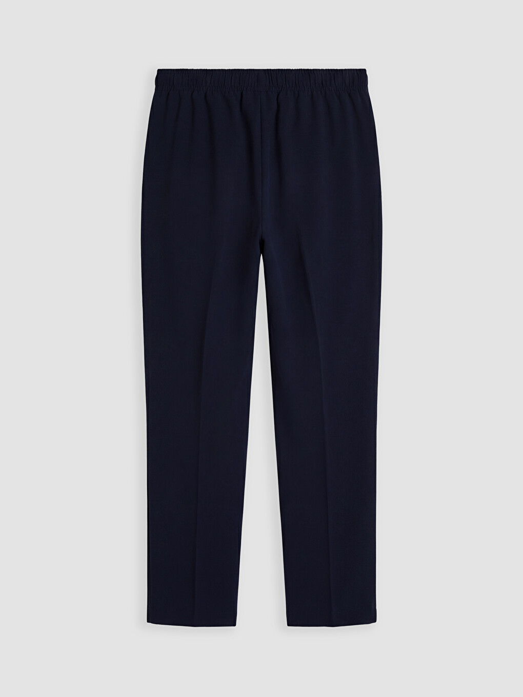 Elastic Waist Carrot Fit Women's Trousers-5