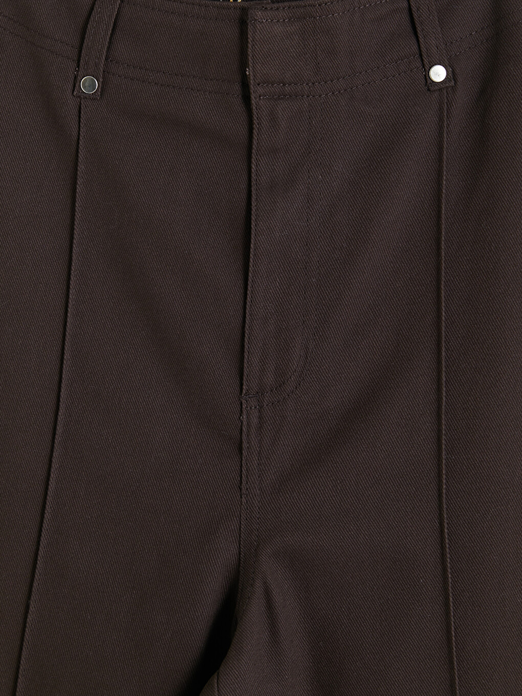 Pantalon Brun Femme-6