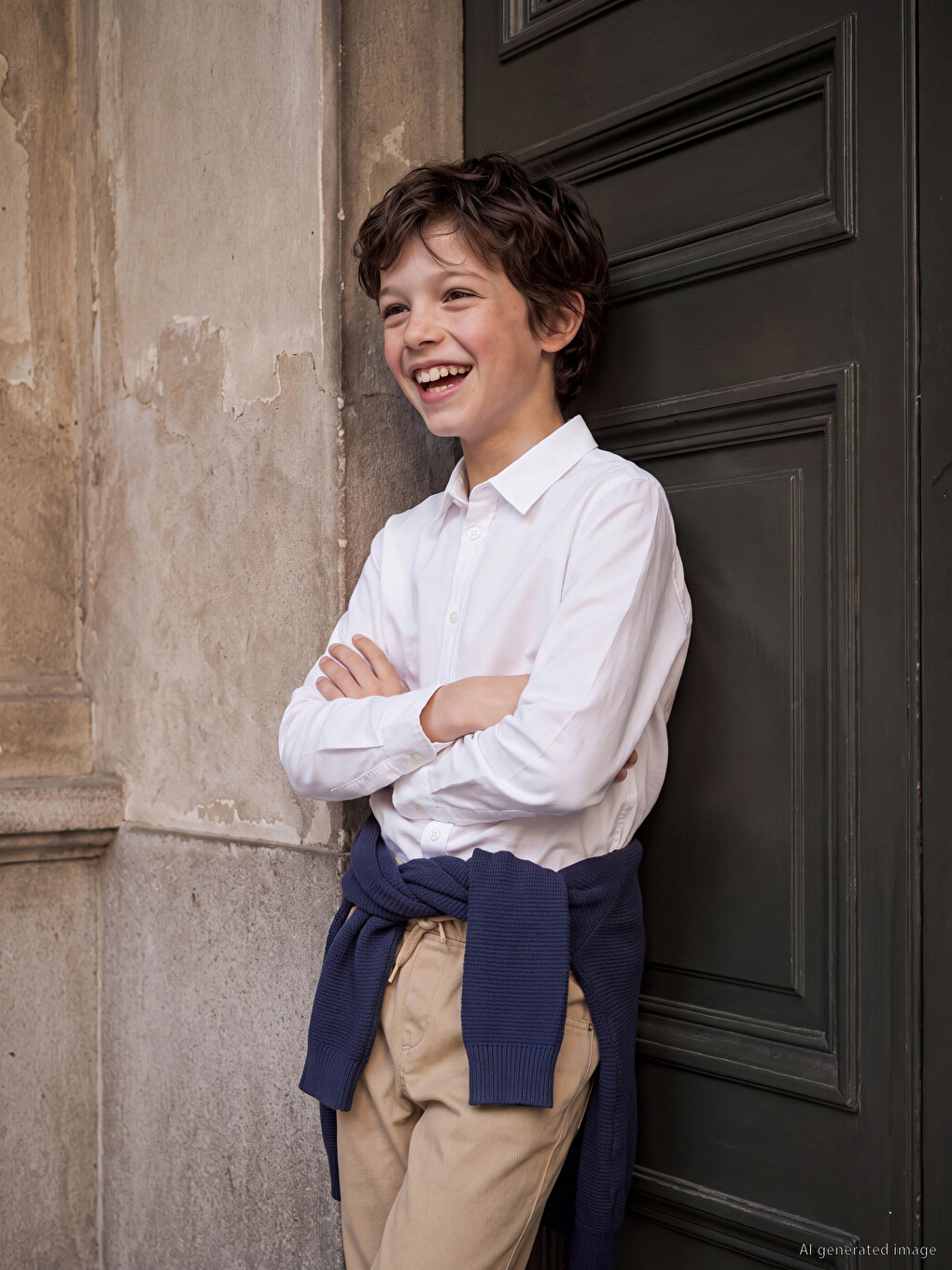 Gabardine Boys' Shirt