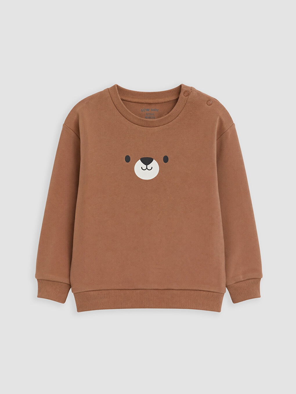 Kahverengi Erkek Bebek Sweatshirt Takım-1