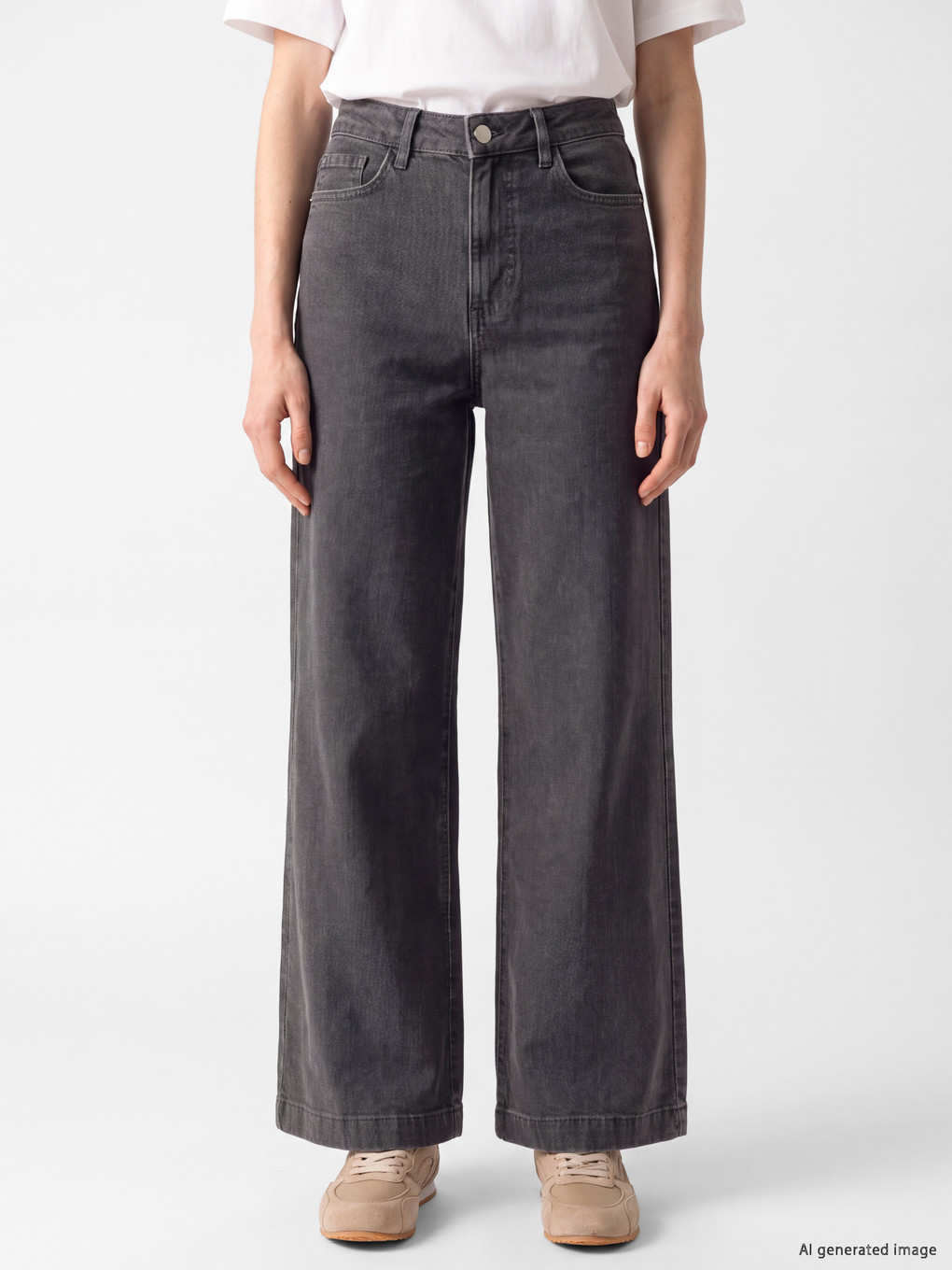Pocketed Wideleg Jean-1
