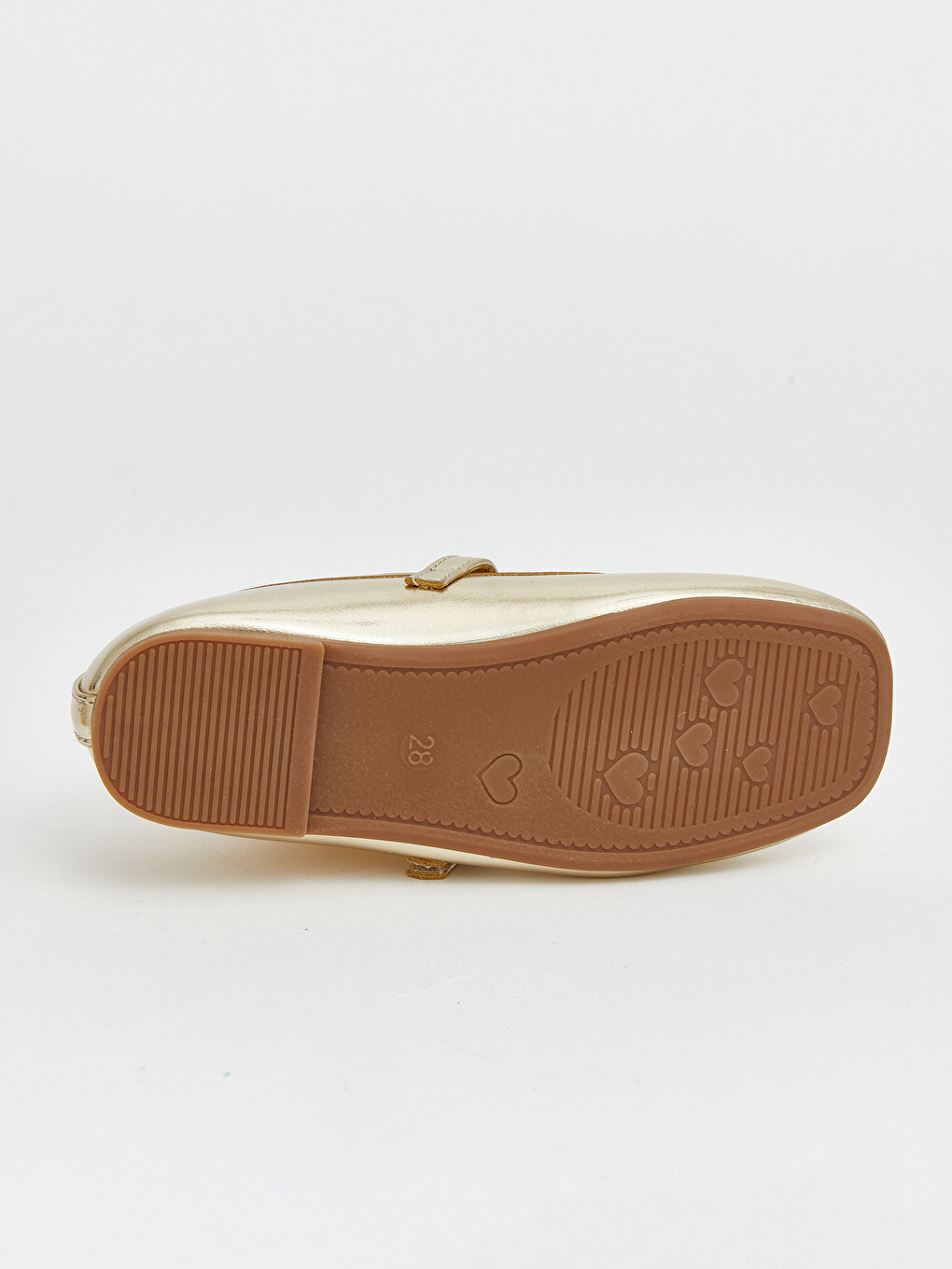 Shiny Faux Leather Girls' Ballet Flats-3