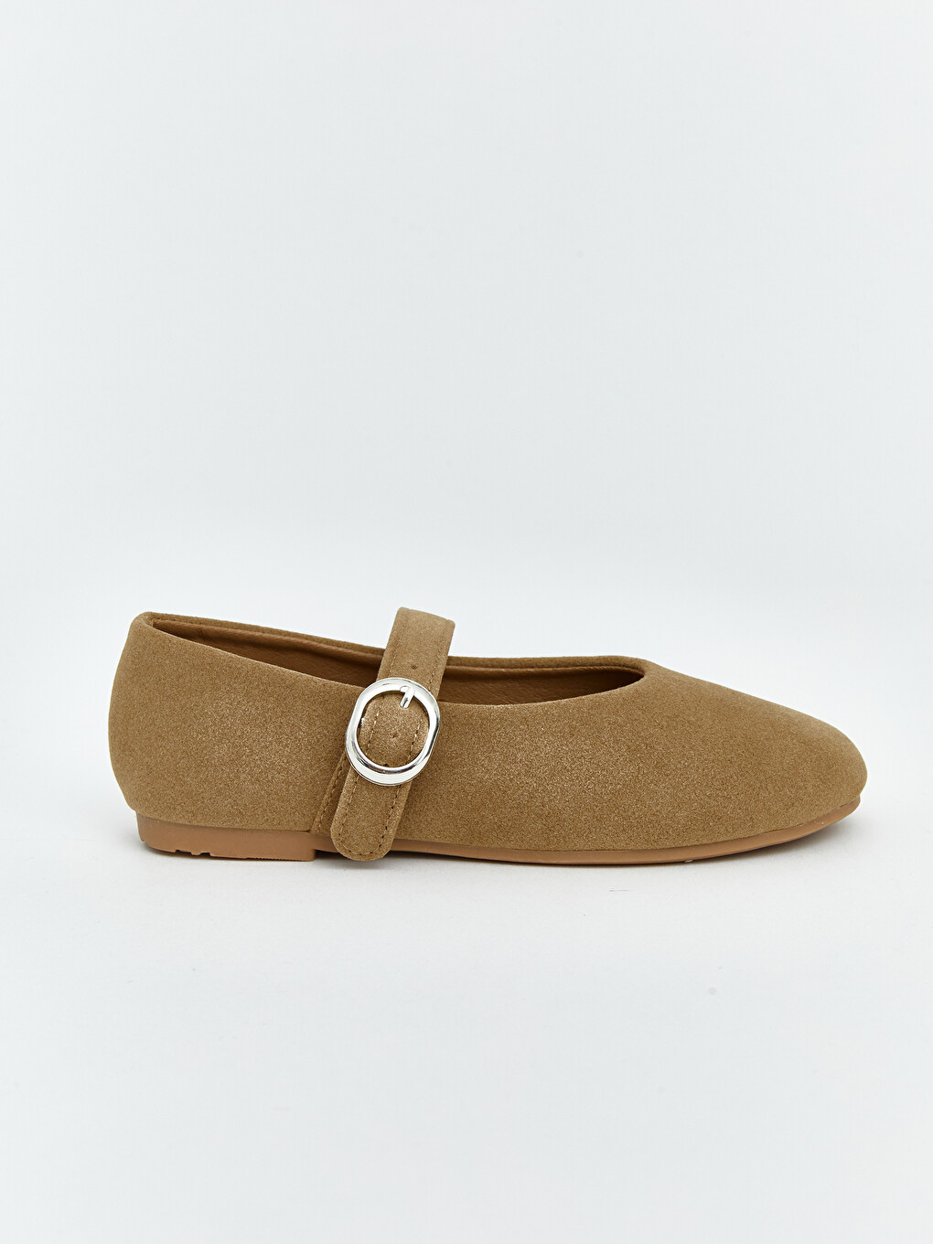 Girl Beige Ballet Flats-1