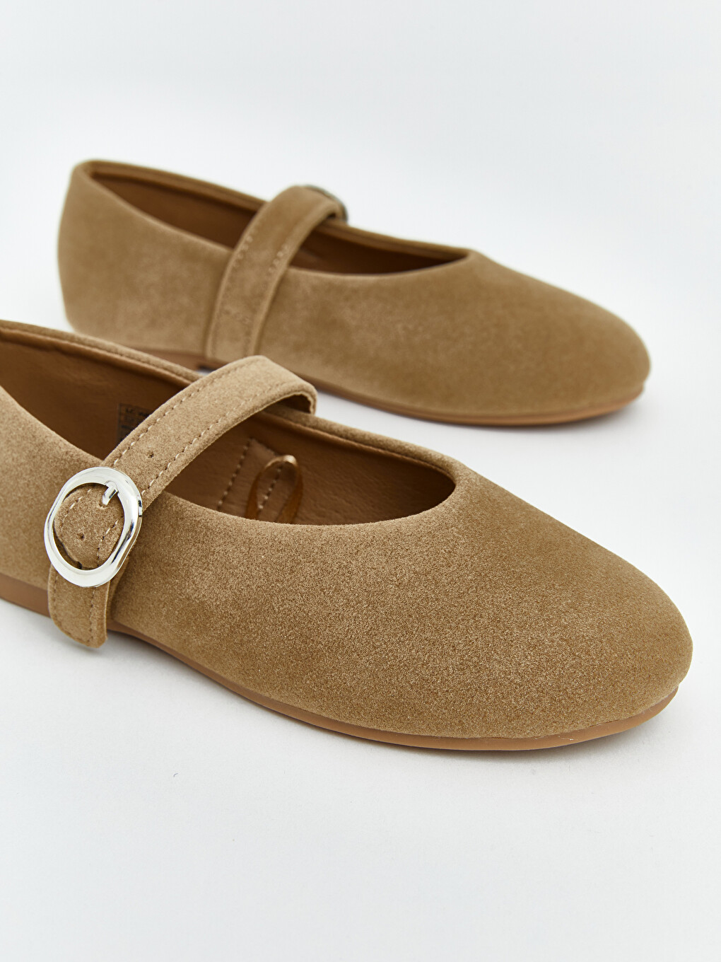 Girl Beige Ballet Flats-2
