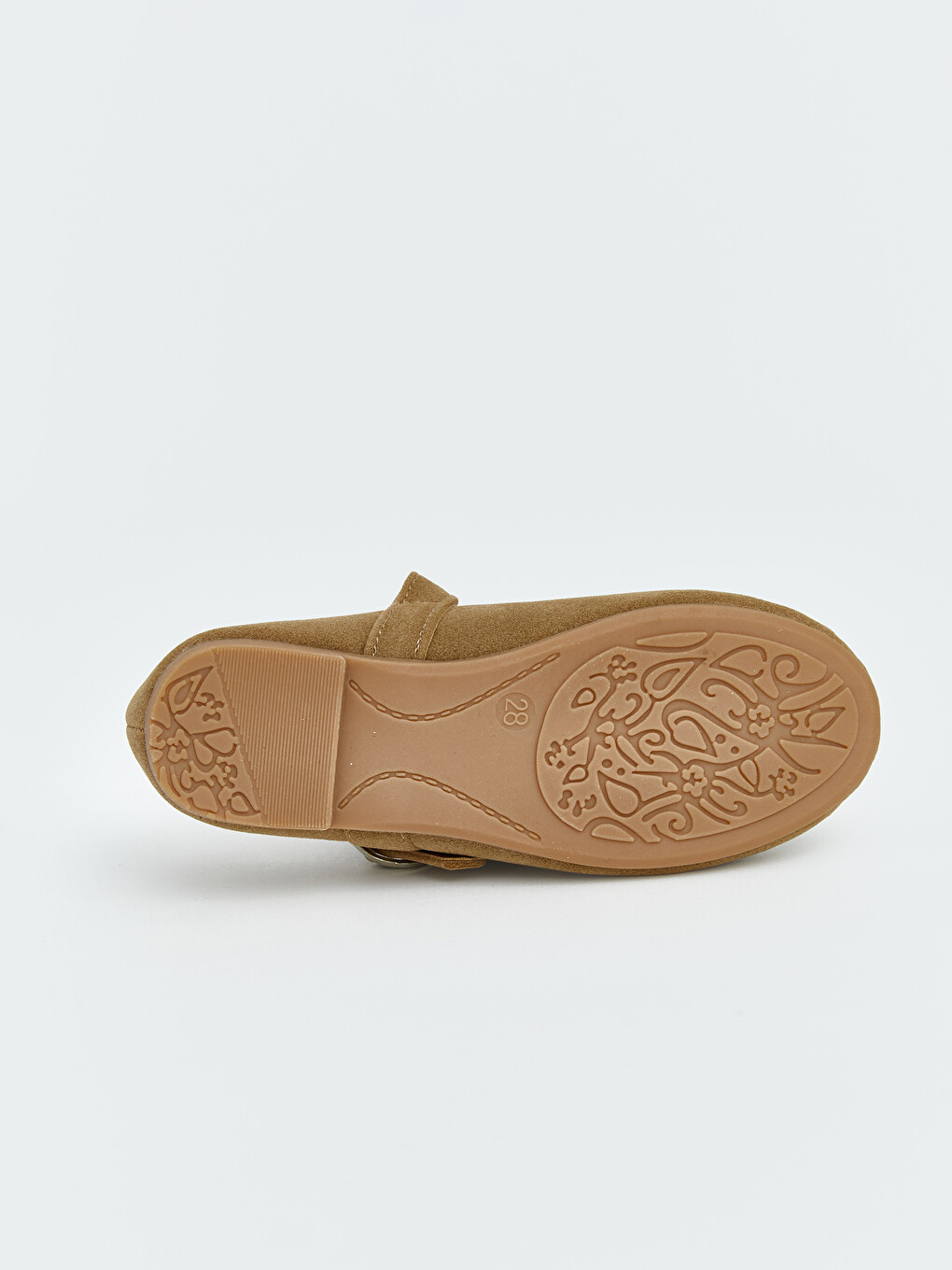 Girl Beige Ballet Flats-3