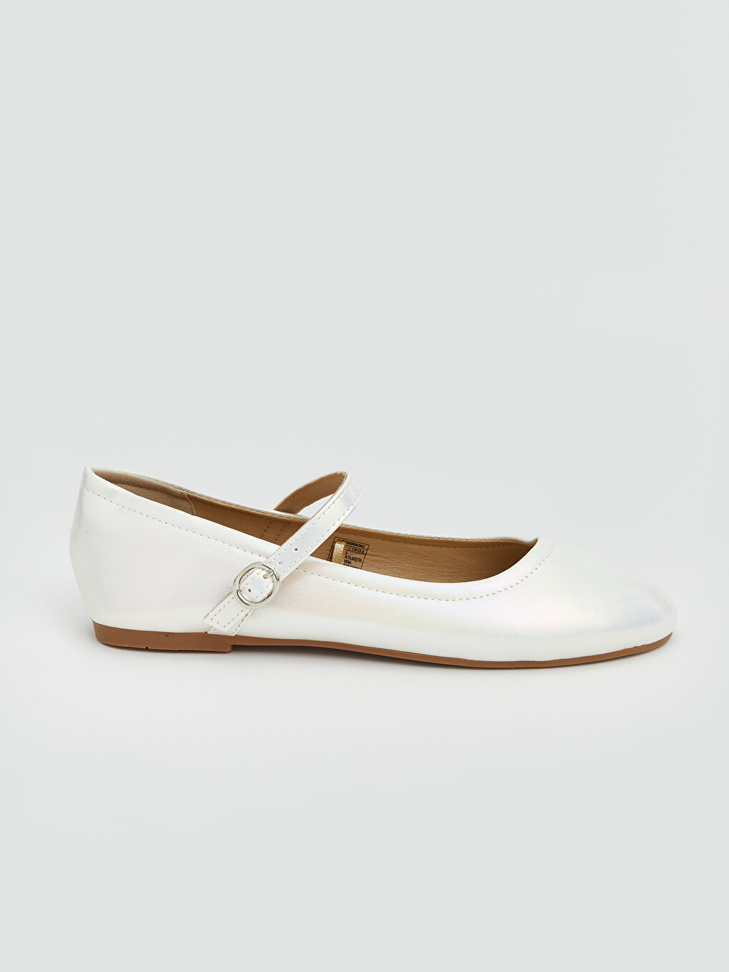 Faux Leather Girls' Ballet Flats-1