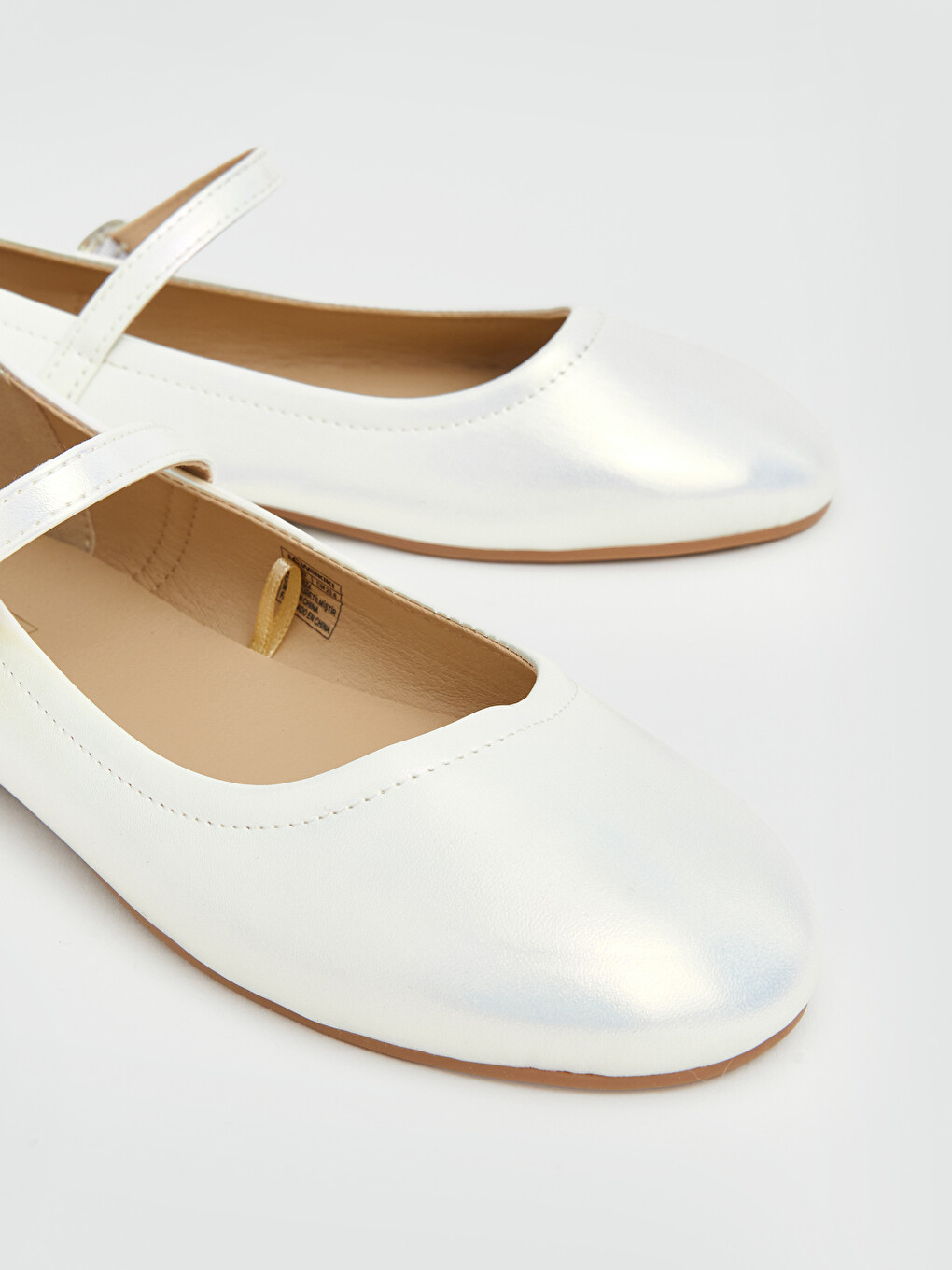Faux Leather Girls' Ballet Flats-2