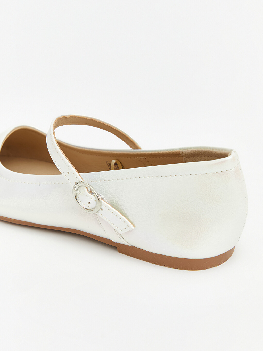 Faux Leather Girls' Ballet Flats-4