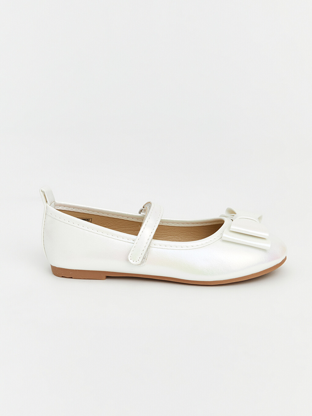 Bow-patterned Girls' Ballet Flats-1