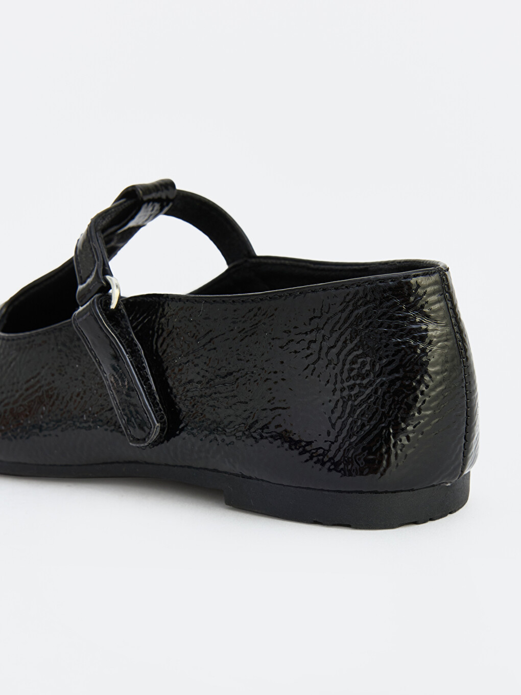 Faux Leather Girls' Ballet Flats-4
