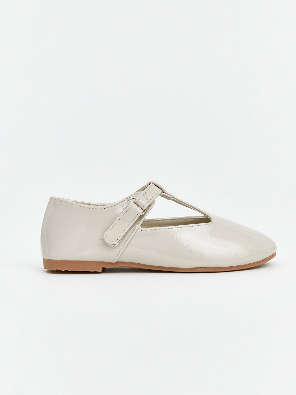 Faux Leather Girls' Ballet Flats-1