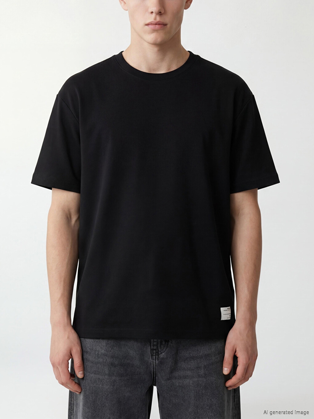 Tricou Negru Bărbat-2