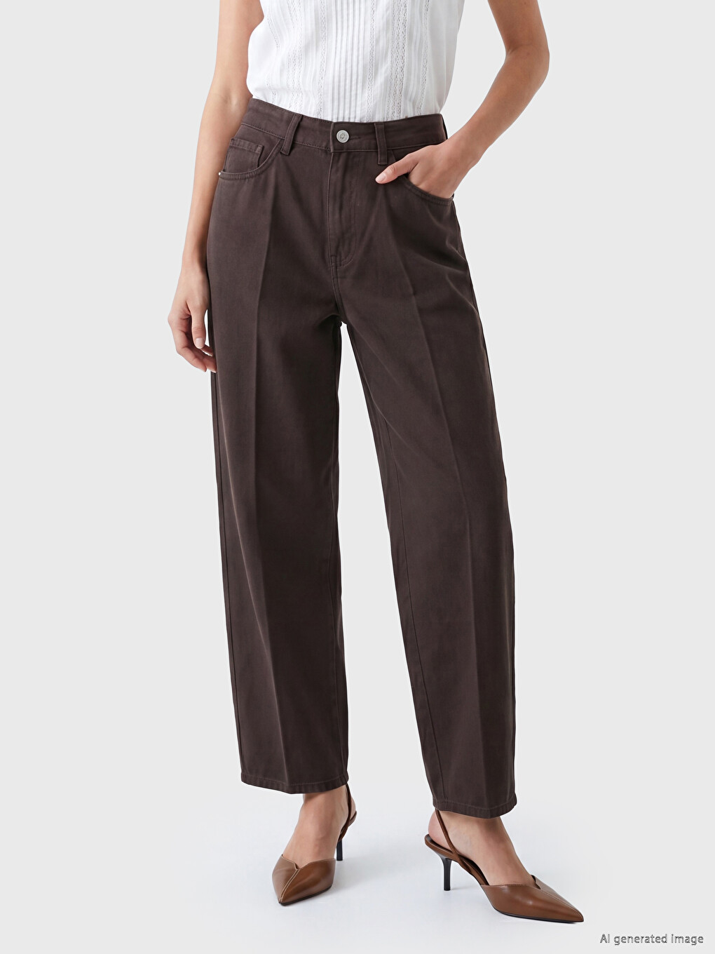 Barrel Fit Women's Jeans-1