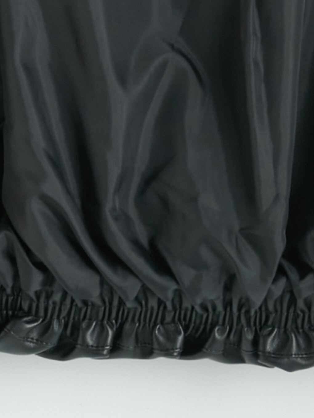 Veste En Similicuir Noir Femme-7
