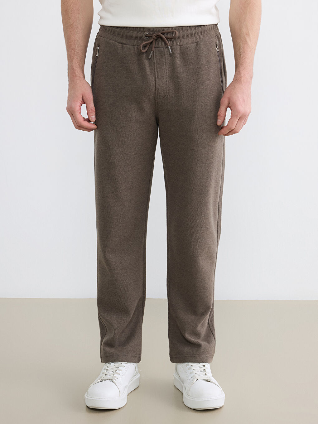 پانتۆڵی ئارەقەی پیاوانی فیت ئاسایی-1