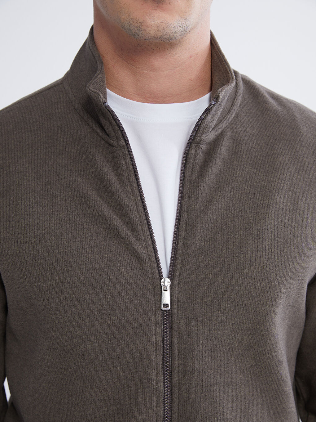 كنزة بسحاب بيج رجل-2