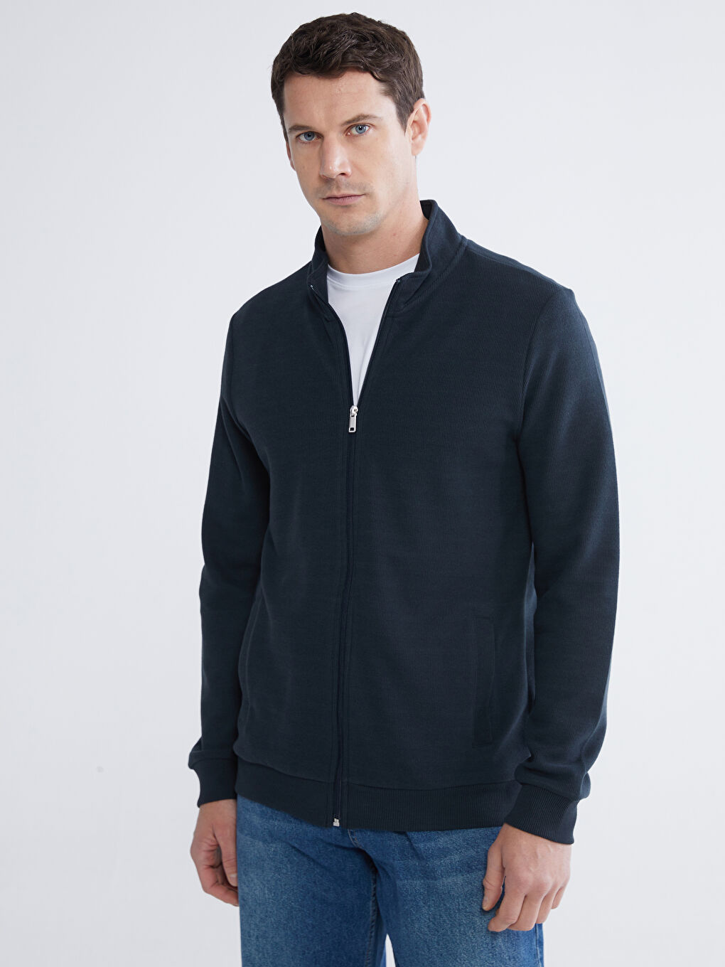 كنزة بسحاب كحلي رجل