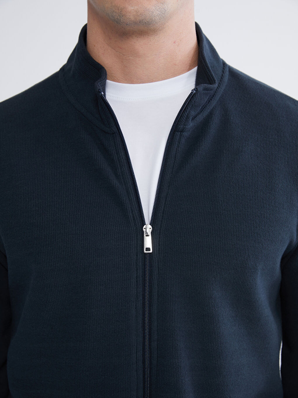 كنزة بسحاب كحلي رجل-2