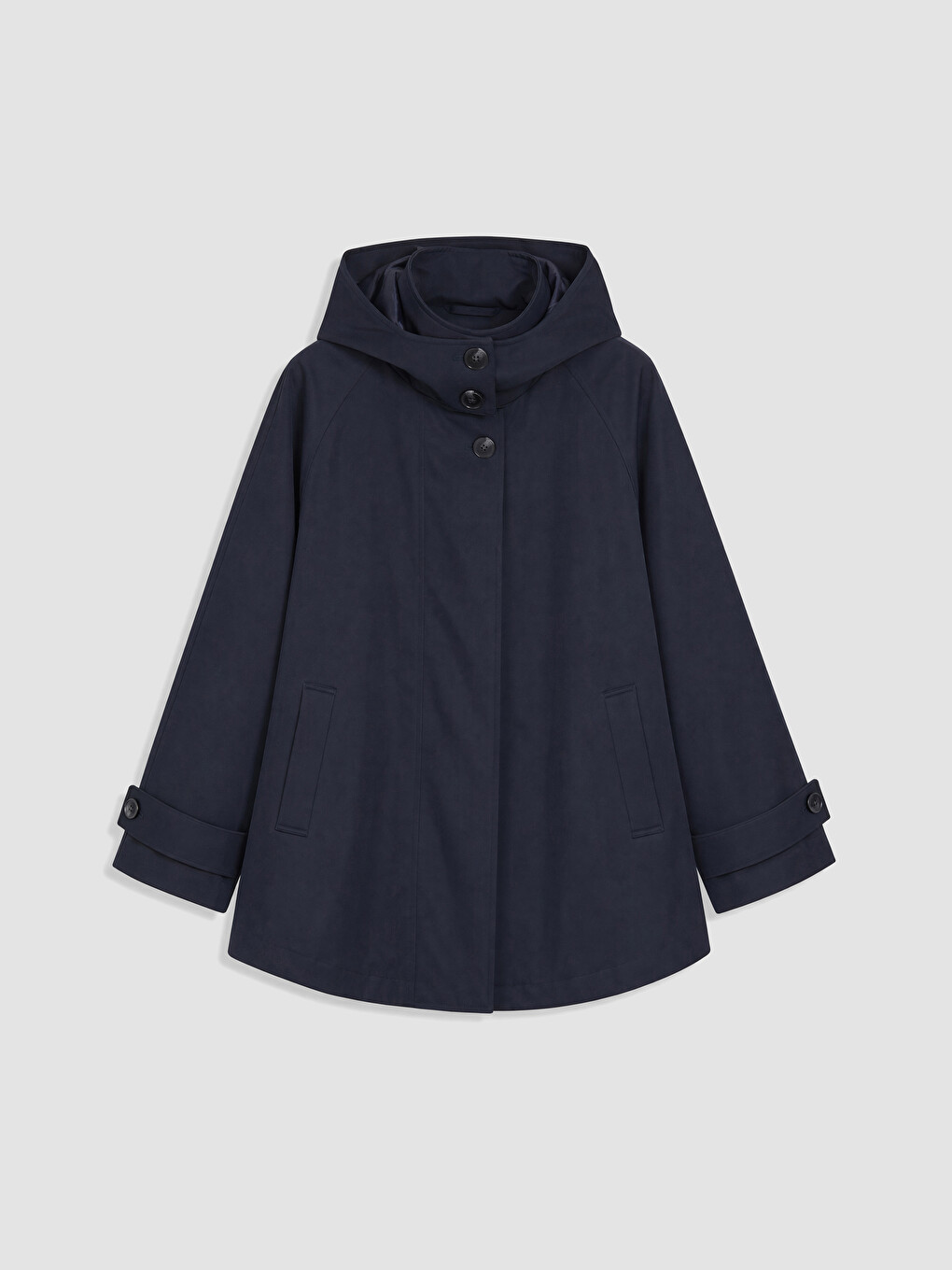 Hooded Oversize Women's Coat-4