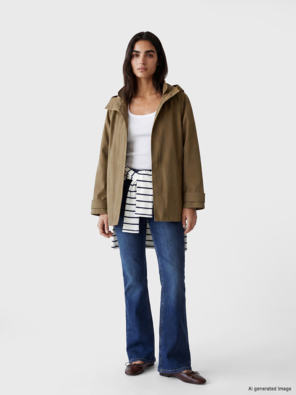Woman Beige Jacket-1