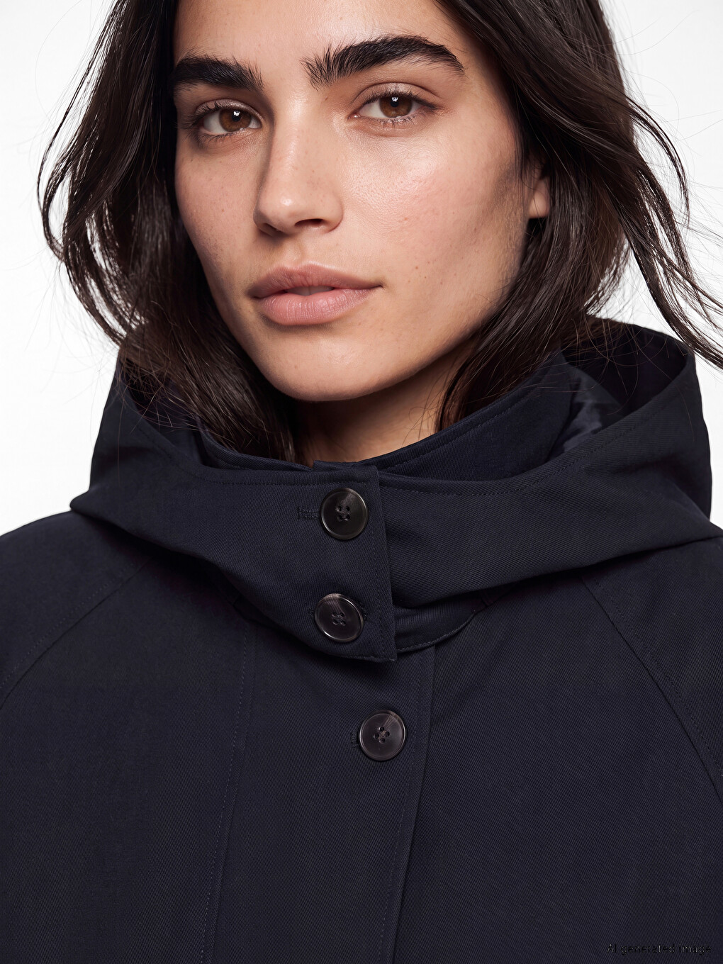 Hooded Oversize Women's Coat-2