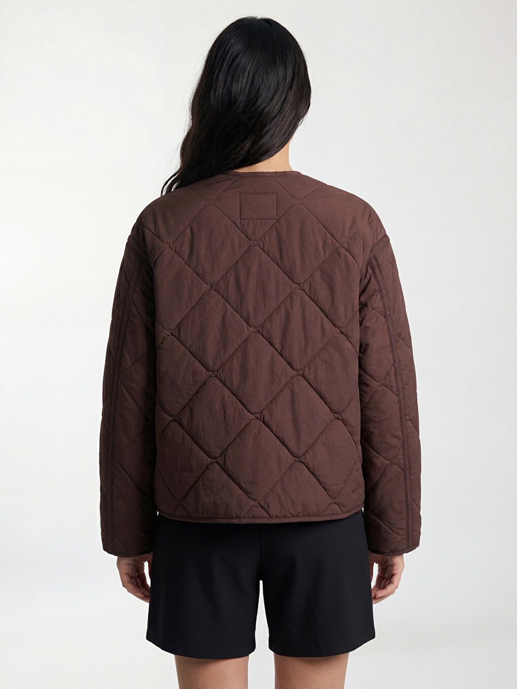 Woman Bordeaux Puffer Coat-4