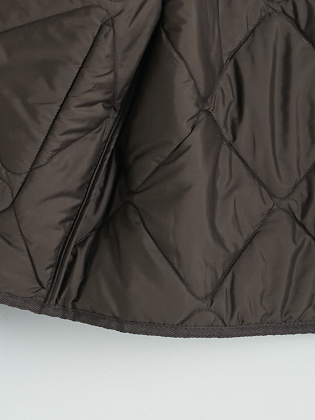 Crew Neck Quilted Women's Puffer Coat-8