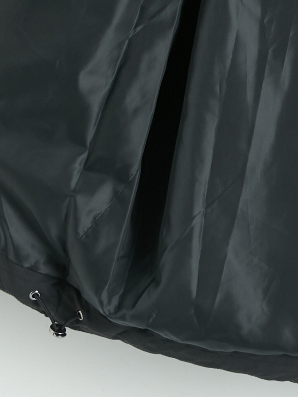 Woman Black Puffer Coat-8