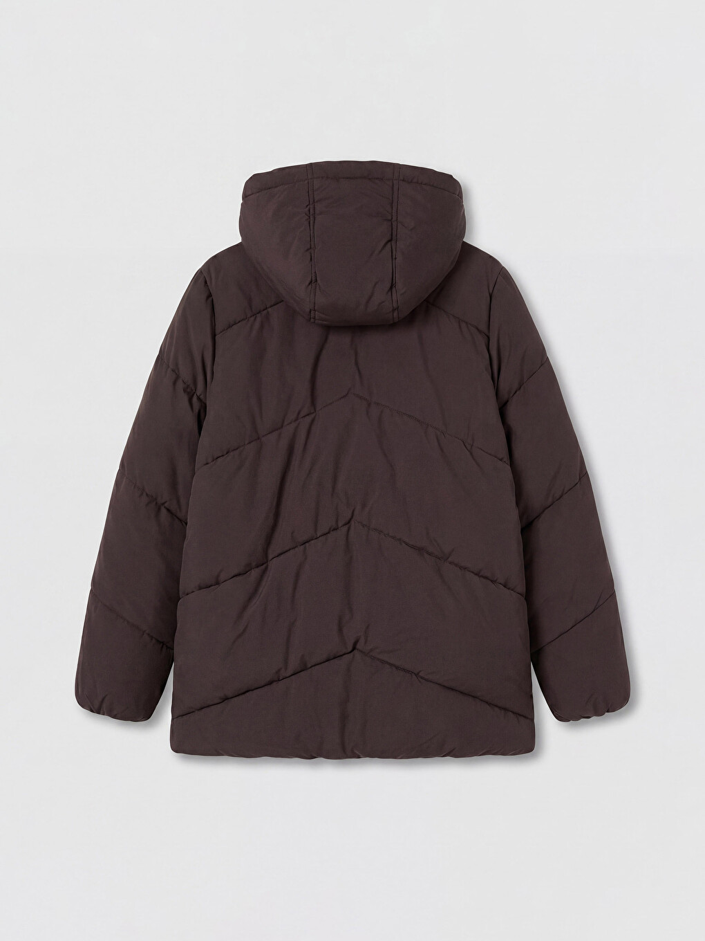 Hooded Quilted Women's Puffer Coat-6