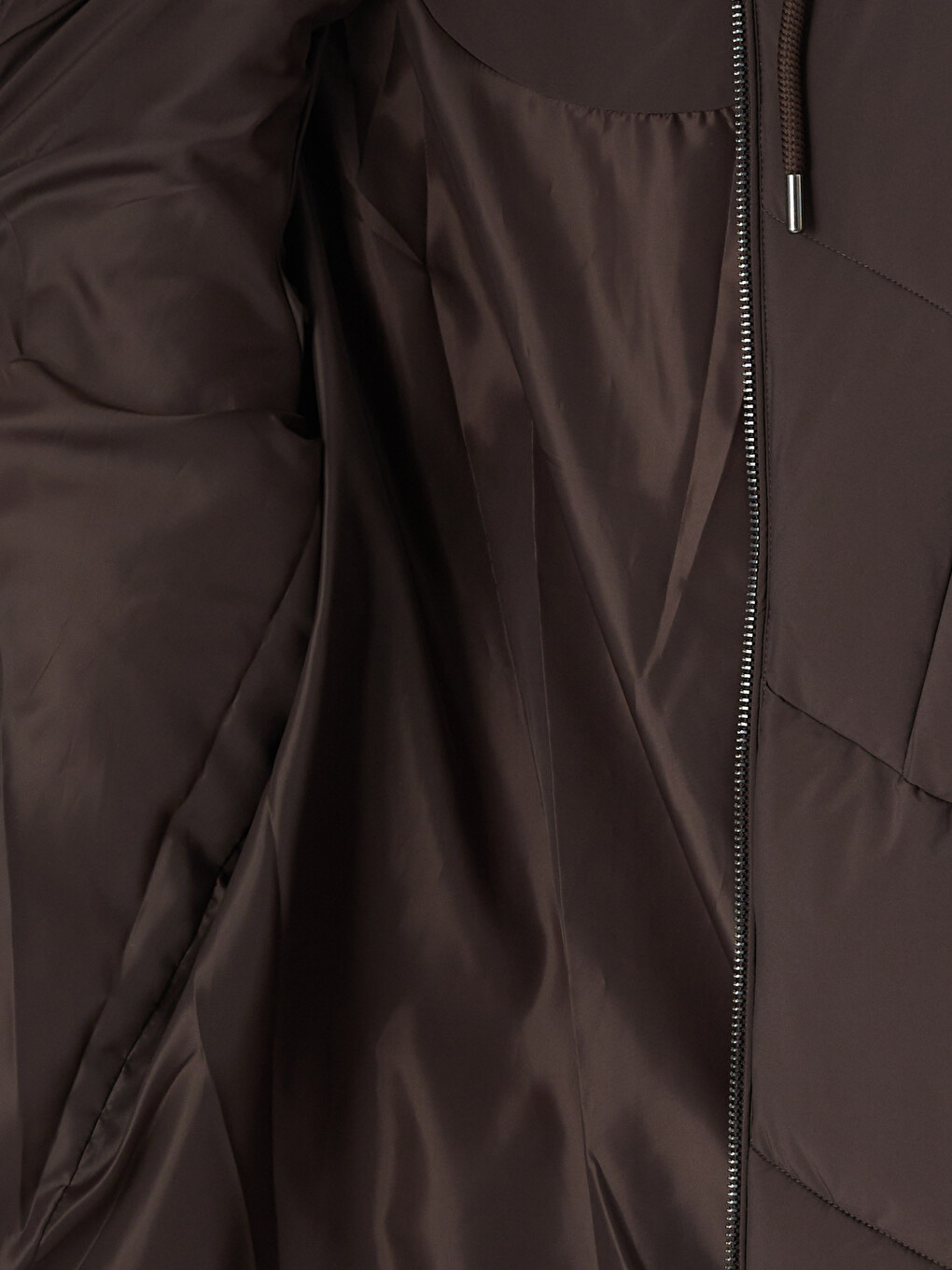 Hooded Quilted Women's Puffer Coat-8