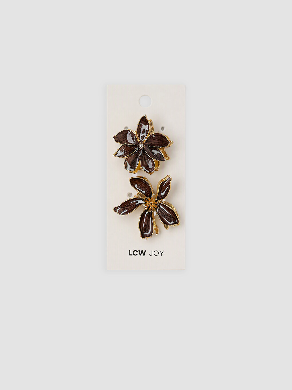 Flower Shaped Stone Claw Clip