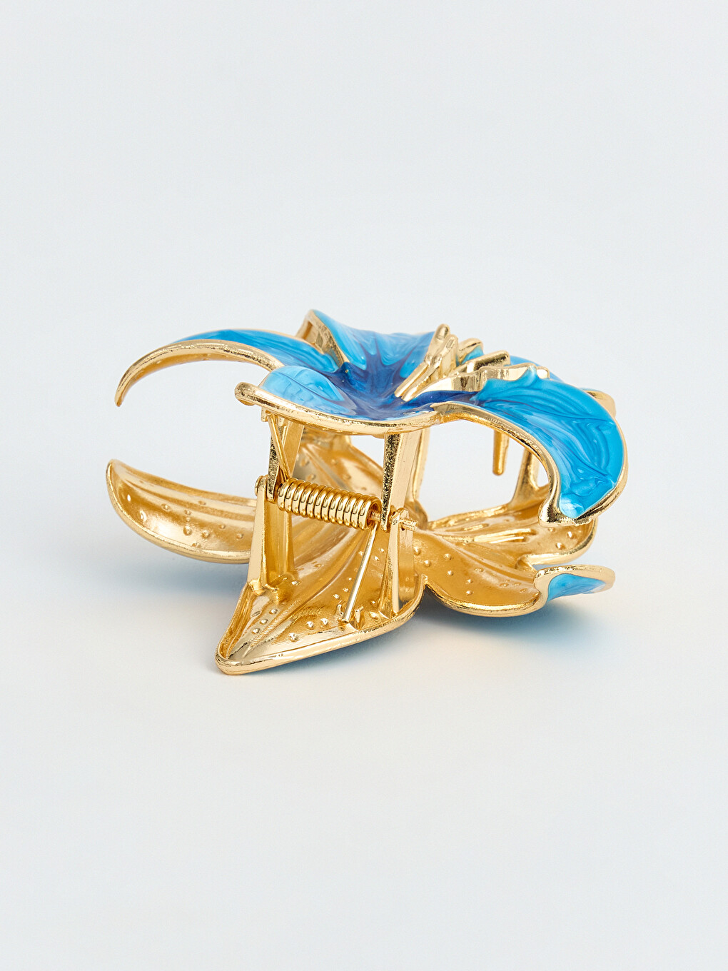 Karışık Çiçek Figürlü Kadın Mandal Toka-6