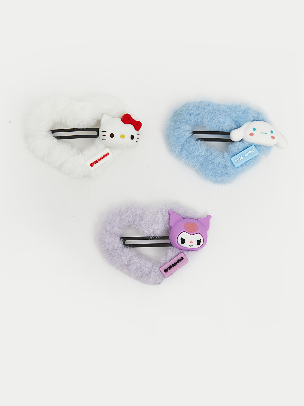 Σετ 3 Τεμαχίων Hello Kitty And Friends Licensed Hair Clip-1