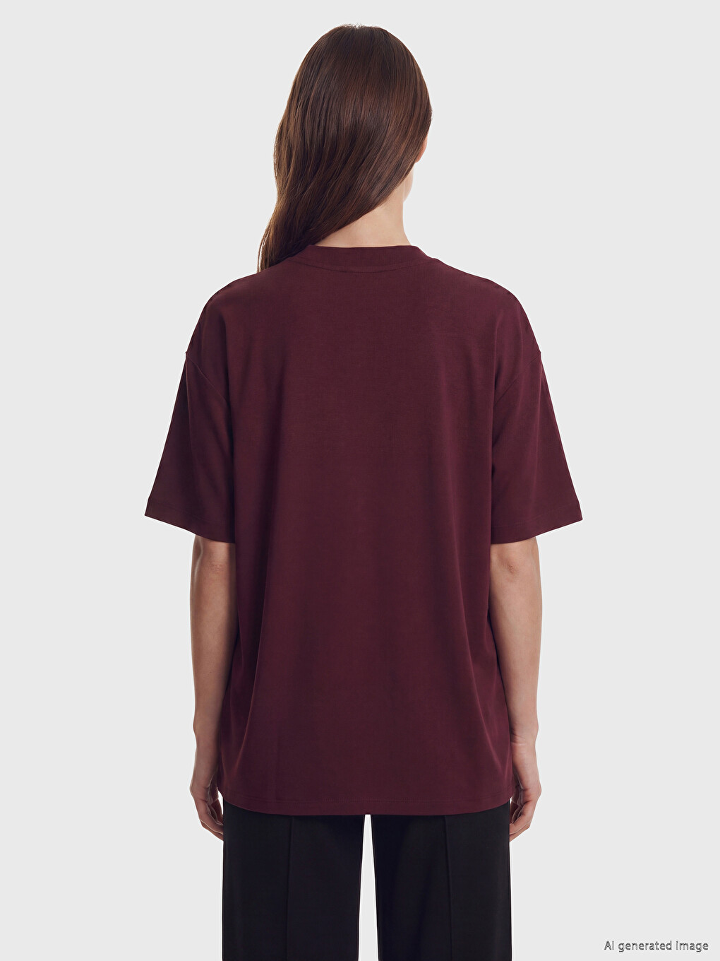 Crew Neck France Printed Women's T-shirt-3