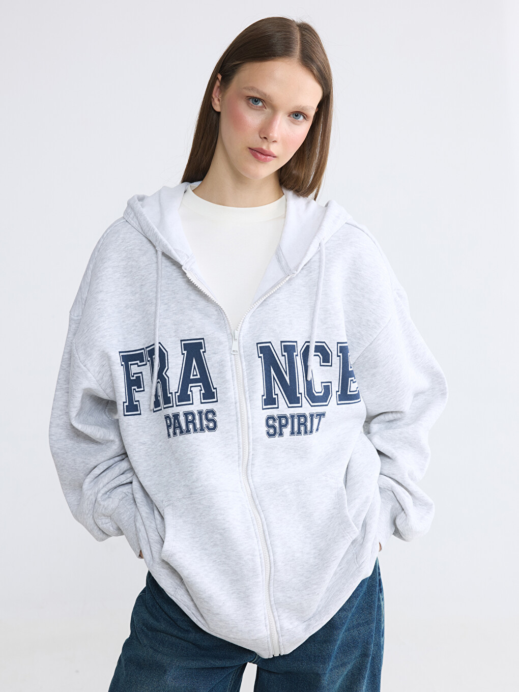 Women's Thick Zippered Sweatshirt