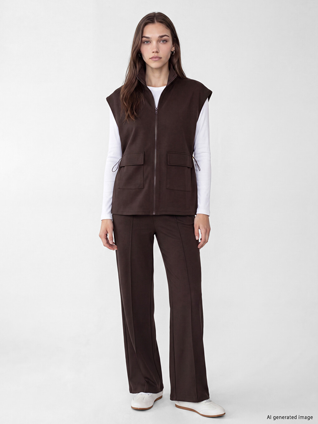 Oversize Soft Touch Kadın Tunik-1