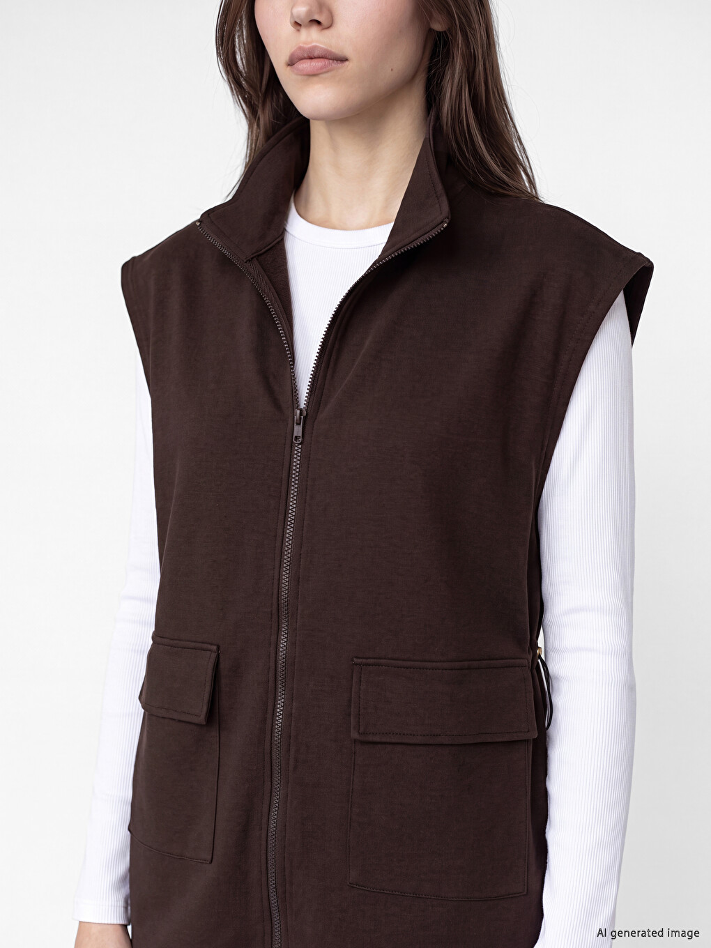 Oversize Soft Touch Kadın Tunik-2