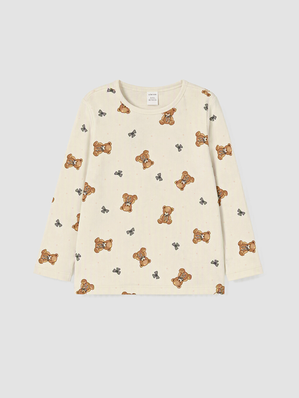 Girl Ecru Pyjama Set-1
