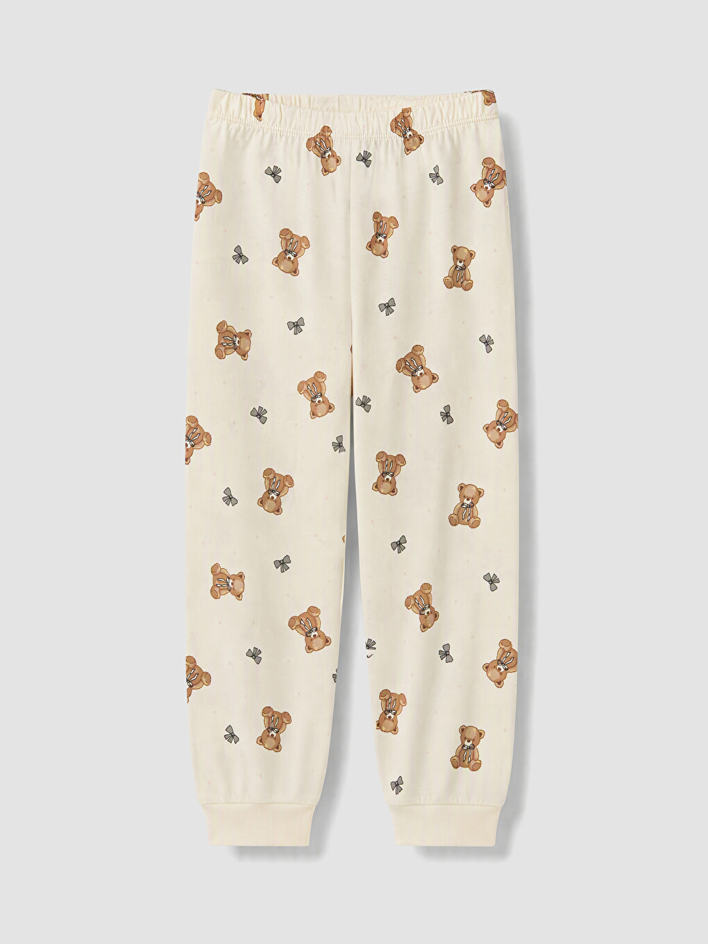 Girl Ecru Pyjama Set-4