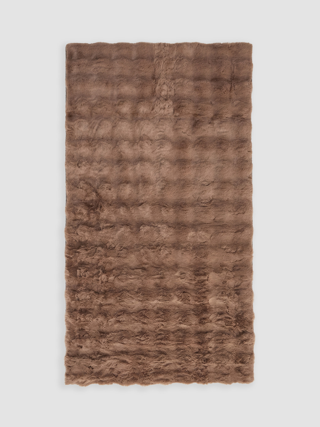 Rectangular Shaped Wavy Textured Plush Carpet-2
