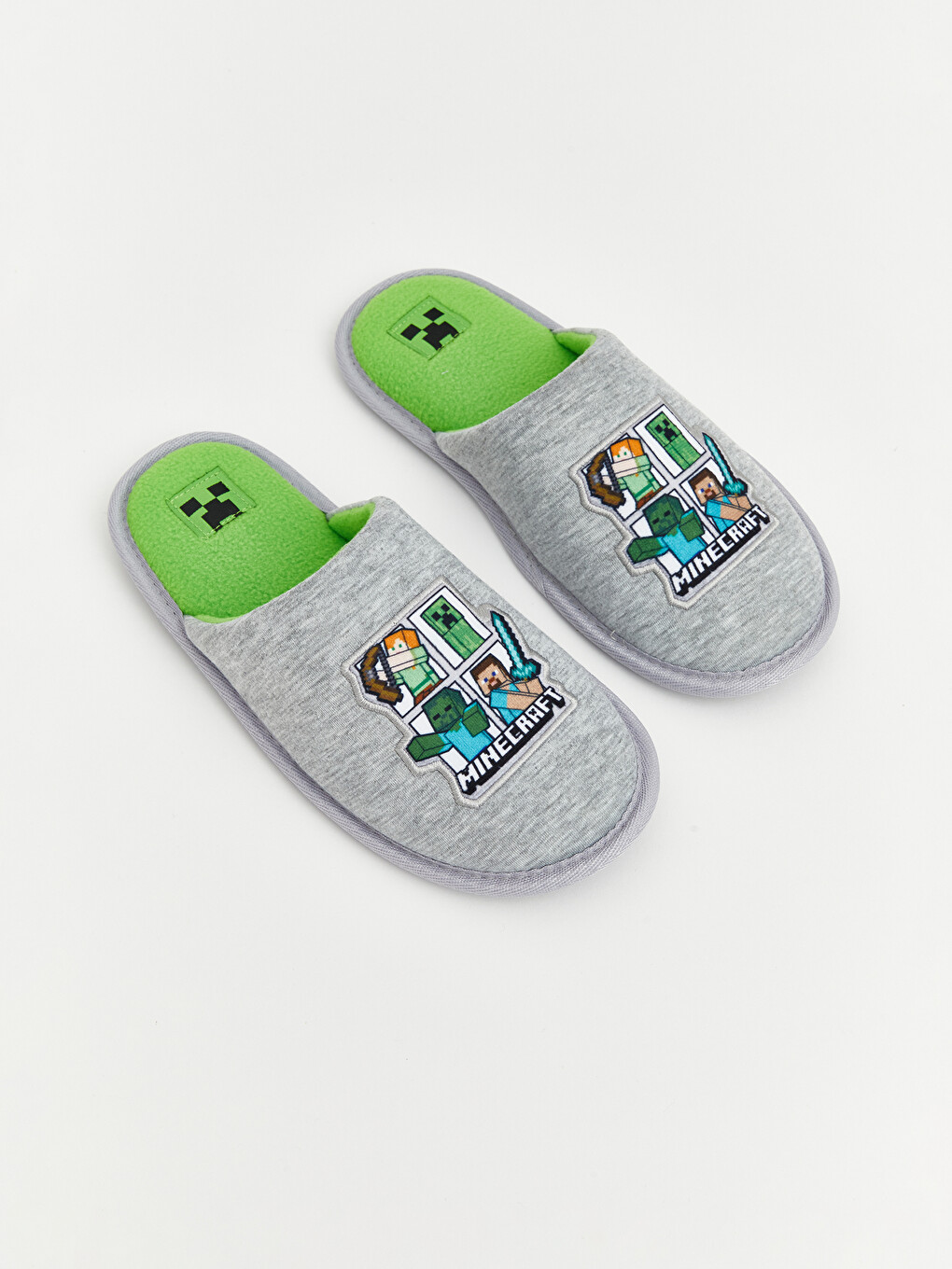 Minecraft Baskılı Unisex Ev Terliği-3