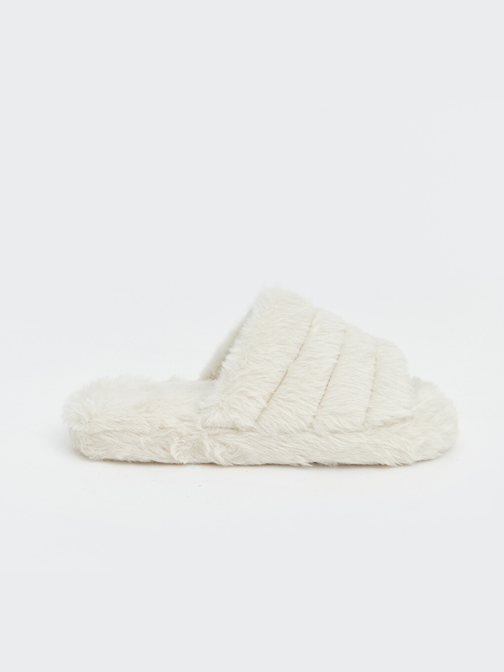 Woman White Home Slippers-2