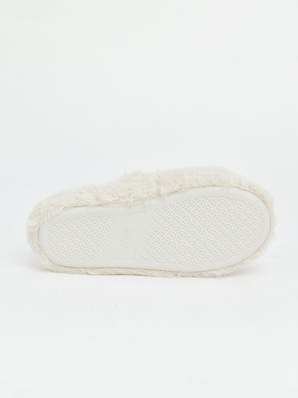 Woman White Home Slippers-4