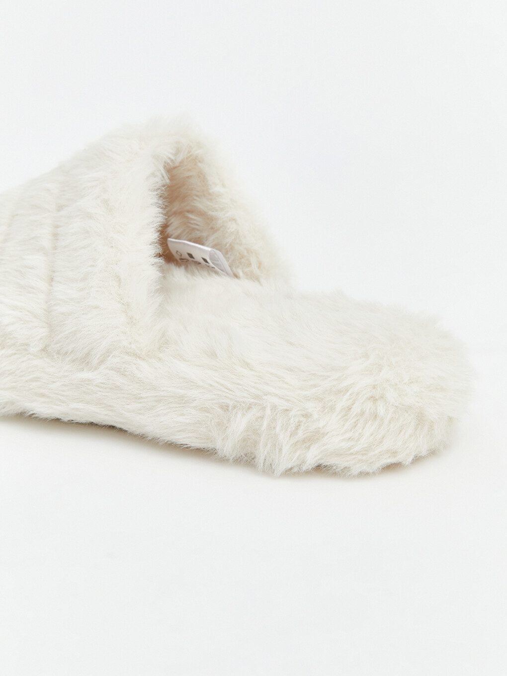 Woman White Home Slippers-5