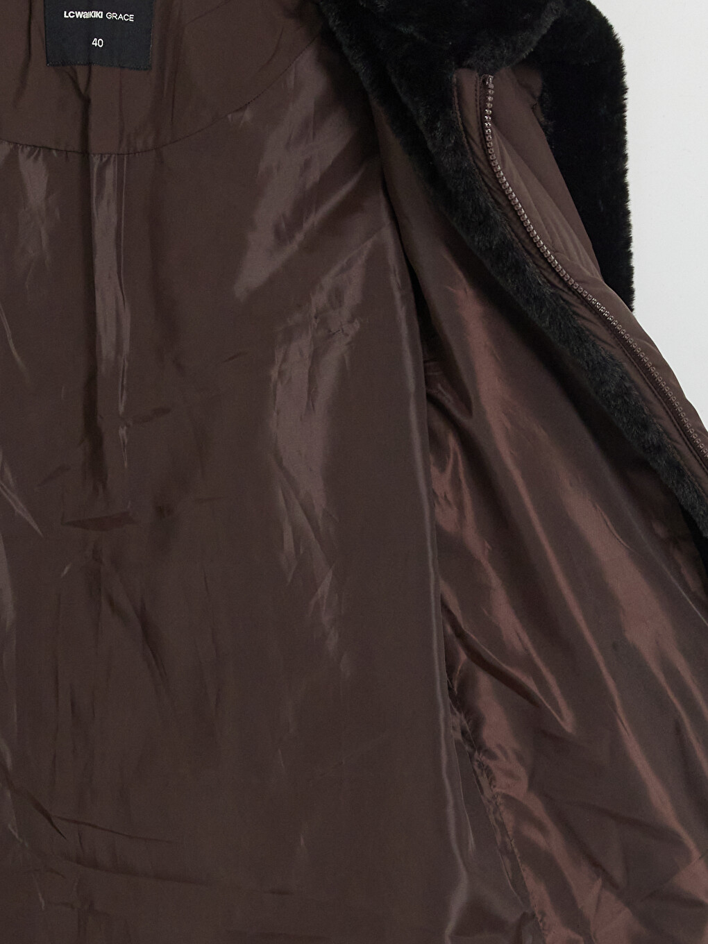 Hooded Quilted Oversize Women's Puffer Coat-7
